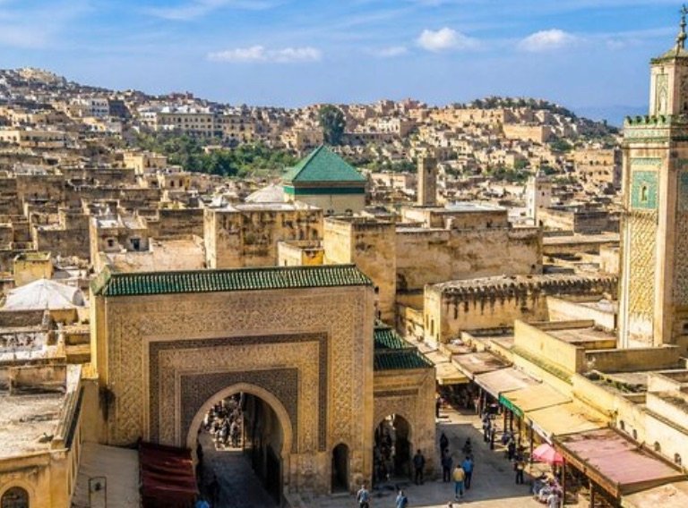 Fes medina viewpoint on a private Morocco tour