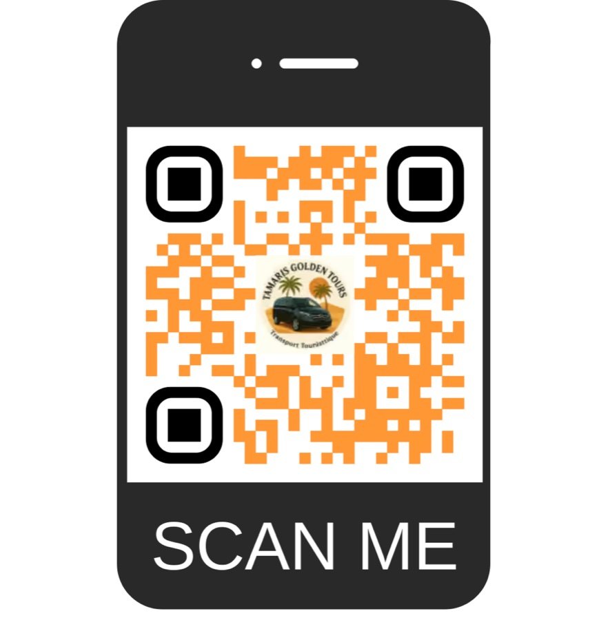 QR code to contact Tamaris Golden Tours, private driver in Morocco