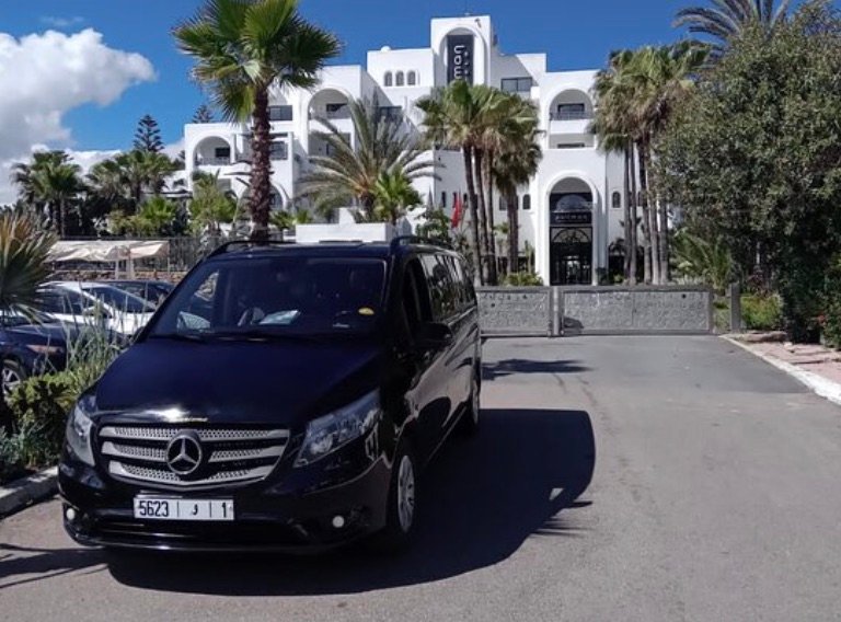 Black Mercedes Vito of Tamaris Golden Tours, Morocco private driver